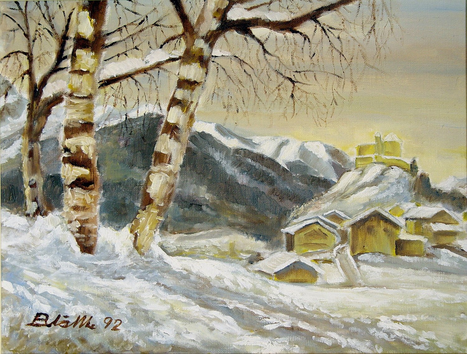 Schloss Tarasp im Winter